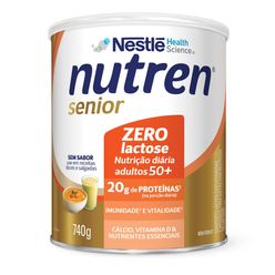 Complemento Alimentar NUTREN Senior Sem Sabor Zero Lactose 740g