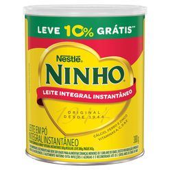 Leite NINHO Integral Instantâneo 380g Leve 10% Grátis