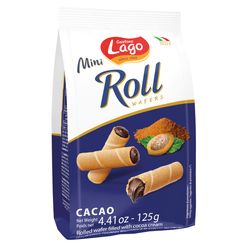 Wafer LAGO Mini Roll Cacao 125g