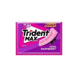 Goma de Mascar TRIDENT Max Cool Raspberry Sem Açúcar 5 unidades 16,5g