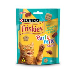 Petisco FRISKIES Gatos Adultos Mix Camarão, Salmão e Atum 40g