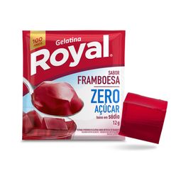 Gelatina em pó ROYAL zero açúcar framboesa 12g