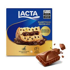 Panettone LACTA Recheado de Chocolate Ao Leite 500g