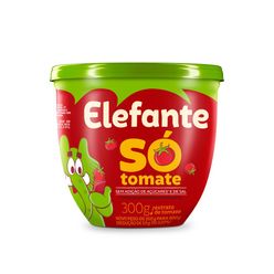 Extrato de Tomate ELEFANTE Só Tomate Pote 300g