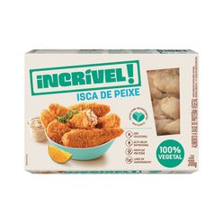 Isca de Peixe INCRÍVEL! 100% Vegetal Congelada 300g