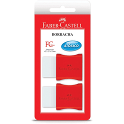 Borracha FABER-CASTELL Max com 2 Unidades