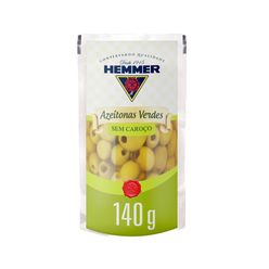 Azeitona Verde Sem Caroço HEMMER Sachê 140g