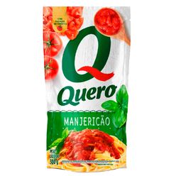 Molho de Tomate QUERO Manjericão 300g