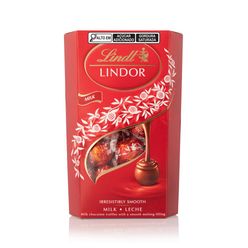 Caixa de Bombons Chocolate Lindt Lindor Ao Leite 337g Com 27 unidades