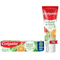 Creme Dental COLGATE Natural Extracts Citrus e Eucalipto 140g