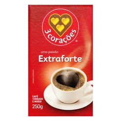 Café 3 CORAÇÕES Extra Forte à Vácuo 250g