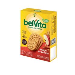 Biscoito BELVITA Maçã E Canela Multipack 75g com 3 Unidades de 25g