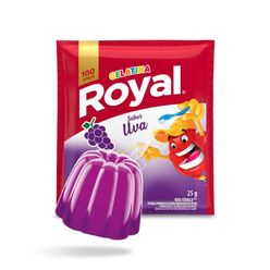 Gelatina em pó ROYAL uva 25g