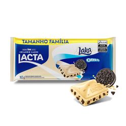 Chocolate BRANCO LACTA Laka Oreo 165g