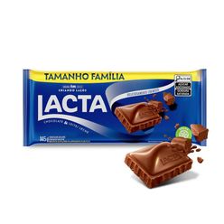 Chocolate LACTA ao Leite Tamanho Familía 145g