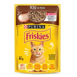 Ração úmida FRISKIES Para Gatos Peru Ao Molho Sachet 85g