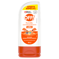 Repelente OFF Family Loção 200ml Oferta Especial