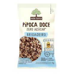 Pipoca Doce Pronta mãe terra Brigadeiro Zero Açúcar 35 g