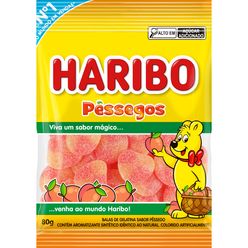 Bala HARIBO Pêssegos 80g