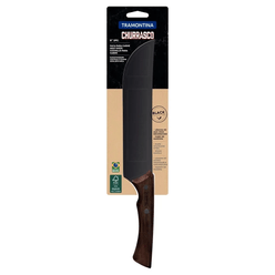 Faca para Churrasco TRAMONTINA Black Cabo de Madeira 8cm