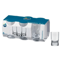 Conjunto de Copo NF Amassadinho Vidro 240ml