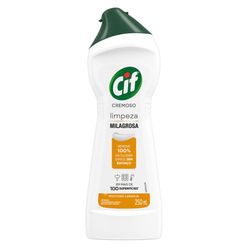 Saponáceo CIF Limpeza Milagrosa Laranja Multiuso Cremoso 250ml