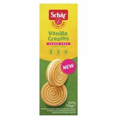 Biscoito SCHAR Creams Vanilla Sem Glúten 115g