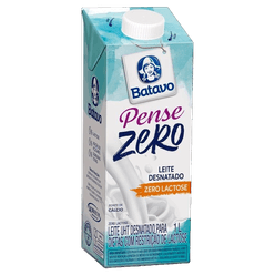 Leite BATAVO Desnatado Pense Zero Lactose 1l