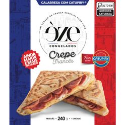 Crepe EZE CREPERIE Francês Calabresa com Catupiry Congelado 240g