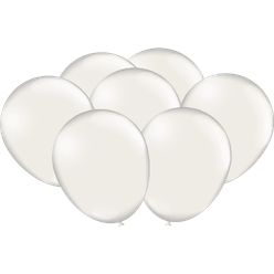 Balão FESTCOLOR Metallic Látex Branco N9