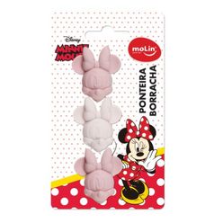 Ponta de Borracha MOLIN Minnie com 3 Unidades