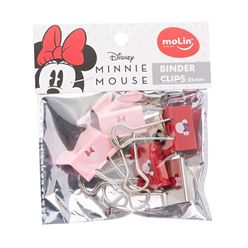 Binder Clip MOLIN Minnie 25mm com 6 Unidades