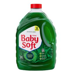 Lava Roupa BABY SOFT Líquido Verde 3l