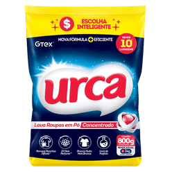 Lava Roupa URCA Concentrado 800g