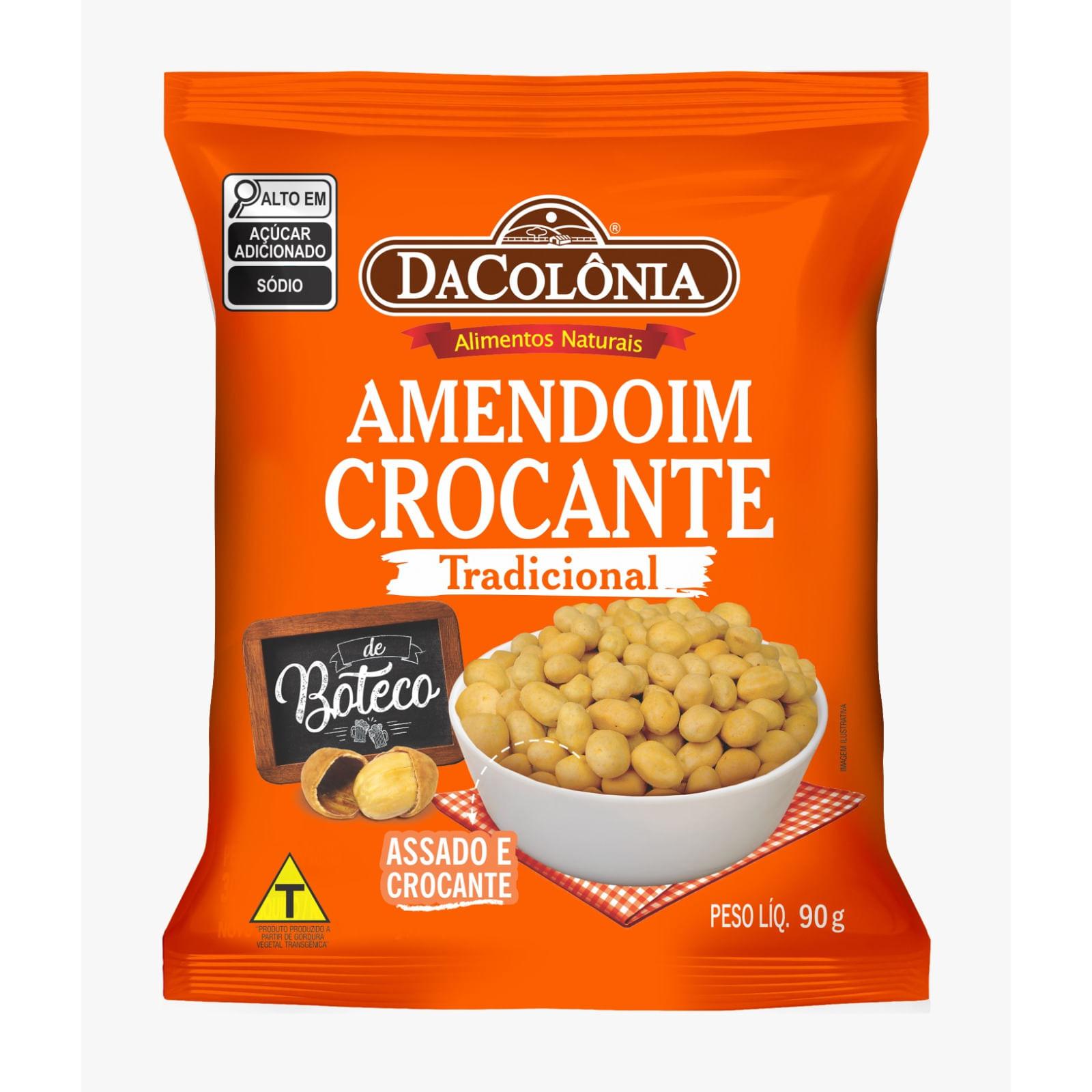 Amendoim DA COLÔNIA Crocante Tradicional 90g
