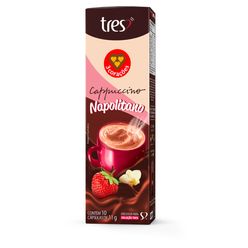 Café TRES Cappuccino Napolitano com 10 Cápsulas