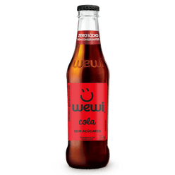 Refrigerante Wewi Cola Natural Zero Açúcar 255ml