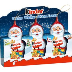 Chocolate KINDER Papai Noel com 3 Unidades 15g cada