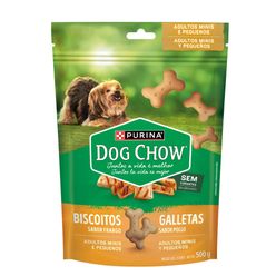 Petisco Dog Chow  Biscoitos Frango Minis & Pequenos 500g