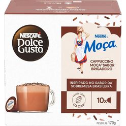 Achocolatado em Cápsula NESCAFÉ Dolce Gusto Moça Brigadeiro com 10 Cápsulas 170g