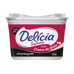 Margarina DELÍCIA Supreme Com Sal e Creme de Leite Amanteigada 500g