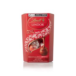 Caixa de Bombons Chocolate LINDT Lindor Ao Leite 75g Com 6 unidades