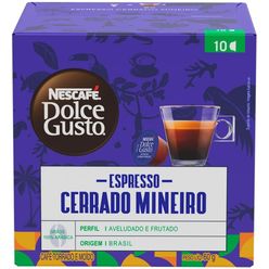 Café NESCAFÉ Dolce Gusto Espresso Cerrado Mineiro com 10 Cápsulas