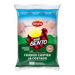 Frango Caipira NHÔ BENTO Cortado Congelado kg