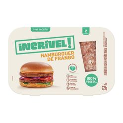 Hambúrguer INCRÍVEL! 100% Vegetal Frango Congelado 226g