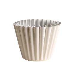 Cachepot 14x18 Metal Branco - A\CASA