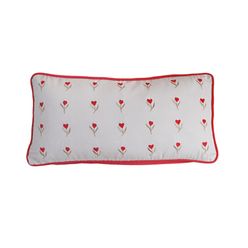 Almofada Hearts 30x60 Algodão - A\CASA