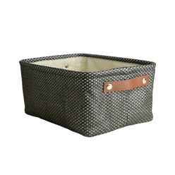 Cesto Retangular Poliéster Blake 25x16cm - A\CASA