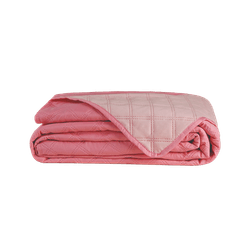 Colcha Queen Microfibra Ultra Rosa - A\CASA