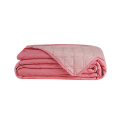 Colcha A\CASA Queen Microfibra Ultra Rosa